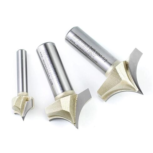 Point Cutting Round Over Bit Carbide Carving Tool Woodworking Tip Arc Edge Milling Cutter MDF Engraving Router Bit(12.7x44.45) in Saudi Arabia