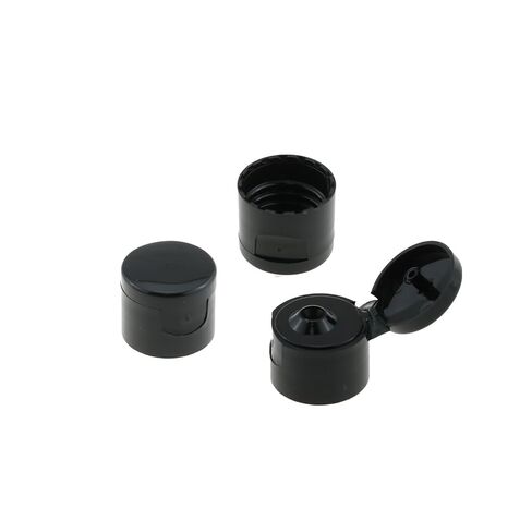 40PCS 20mm Black Plastic Screw Top Cap Repackaging Bottles Lids Suitable for Refillable Shampoo/Lotion Bottles in Kuwait