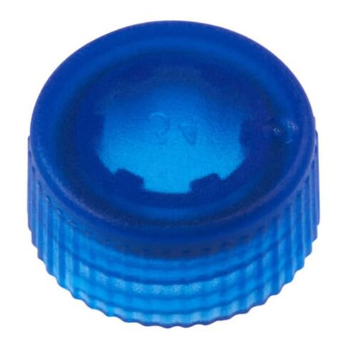CELLTREAT 230842B Cap Only, Screw Top Micro Tube Cap, O-Ring, Translucent, Blue, Non Sterile, Polypropylene (Pack of 1000) in Kuwait