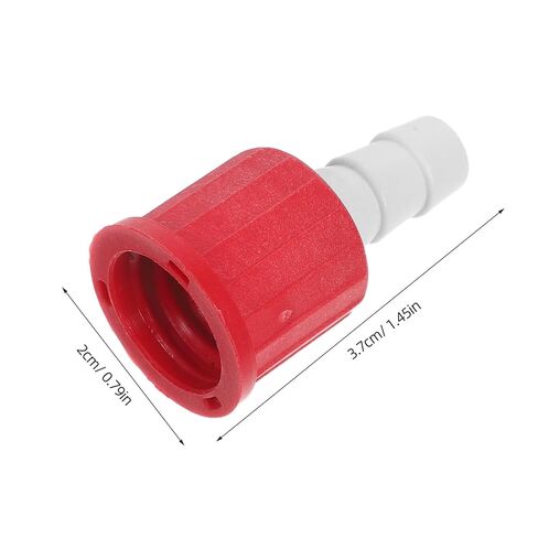 FOMIYES 5pcs Gl14 Threaded Laboratory Bottle Caps with 10mm Removable Plastic Connectors, Reusable Pbt Screw Lids for Sample and Reagent Bottles, Sealing Covers for Scientific and Chemical in Kuwait