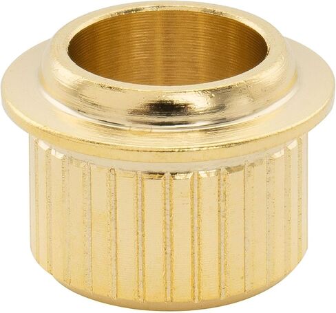 Musiclily Ultra Solid Brass 9.2mm Vintage Style Tuner Bushings Tuning Pegs Ferrules for Fender Style Electric Guitar, Gold (Set of 6) in Kuwait