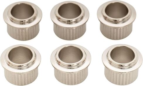 Musiclily Ultra Solid Brass 9.2mm Vintage Style Tuner Bushings Tuning Pegs Ferrules for Fender Style Electric Guitar, Gold (Set of 6) in Kuwait