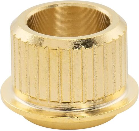 Musiclily Ultra Solid Brass 9.2mm Vintage Style Tuner Bushings Tuning Pegs Ferrules for Fender Style Electric Guitar, Gold (Set of 6) in Kuwait