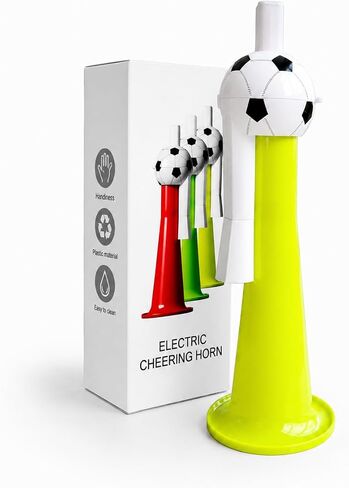 Electric Stadium Horn for 2026 World Cup, Plastic Trumpet Collapsible Cheering Blow Horns Loud Soccer Noise makers for Sporting Events Football Games Carnival Fun Birthday Party Favors in Saudi Arabia
