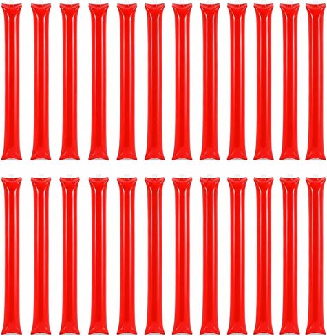 Zerodeko 24 Pcs Sticks, Boom Noisemakers for Sports Games | Inflatable cheer sticks for football, basketball, school spirit, team rallies, parties and game day events in Kuwait