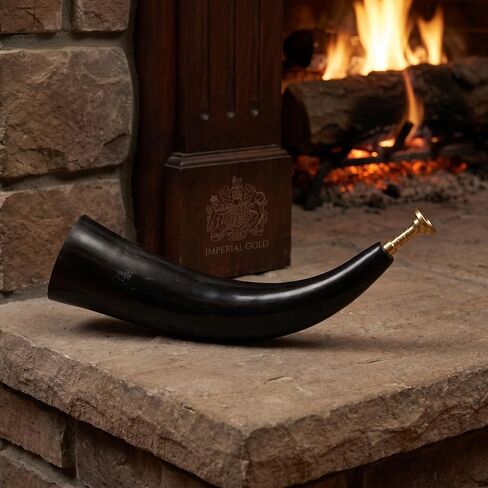Operitacx Ox Horn Prop: أداة البوق للعبة كرة القدم مع قطعة الفم، القرن الموسيقي للأحداث الرياضية وديكورات الحفلات الخارجية in Kuwait