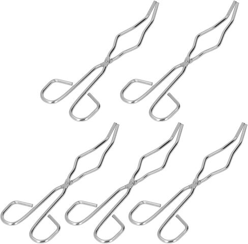 Crucible Tongs Durable Stainless Steel Clamp Pliers Holder for Metal Casting Gold Melting for Laboratory, Welding and Heating in Kuwait
