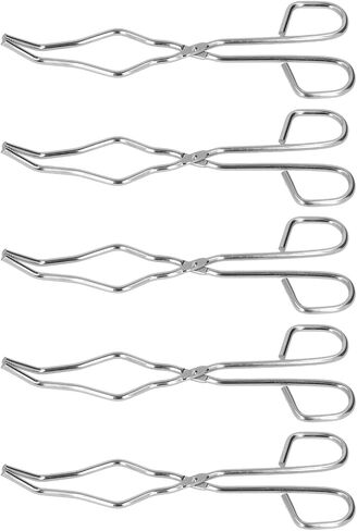 Crucible Tongs Durable Stainless Steel Clamp Pliers Holder for Metal Casting Gold Melting for Laboratory, Welding and Heating in Kuwait