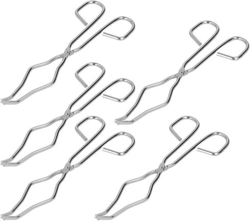 HURRISE Stainless Steel Clamp Pliers for Metal Casting & Gold Melting - Durable & NonSlip Gripping Design for Safe Handling in Kuwait