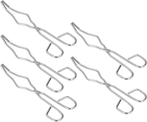 HURRISE Stainless Steel Clamp Pliers for Metal Casting & Gold Melting - Durable & NonSlip Gripping Design for Safe Handling in Kuwait