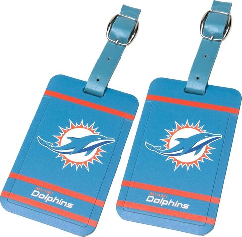 Team Golf/Parrot Paddles NFL Miami Dolphins Two Piece Set Bag Tag in Kuwait