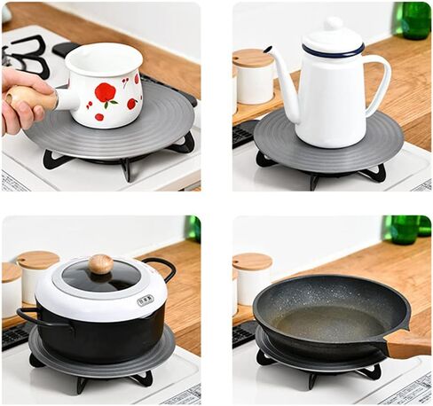Kitchen Stove Heat Conduction Plate Anti-burning Black Thawing Plate Thermal Conductive Multifunctional Kitchen Stove Anti-burning Black Thawing Heat Diffuser in Kuwait