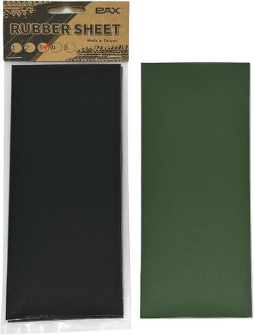 10 قطع من ورق التصحيح المطاطي المقطوع حسب الحجم من PAX، 76 × 76 مم (3 × 3 بوصة) وسادة إصلاح مربعة للأنبوب الداخلي للدراجة وغطاء الإطارات بدون أنابيب - إصلاح شكل مخصص لـ MTB، الإطارات الدهنية - تعمل مع الأسمنت المطاطي in Kuwait
