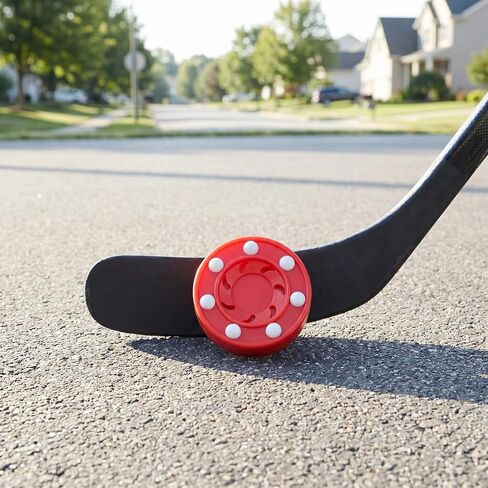 ibasenice 3pcs Outdoor Roller Hockey Puck with Runners for Training and Games - Street Puck for Team Drills on Asphalt, Driveways, Parking Lots in Kuwait