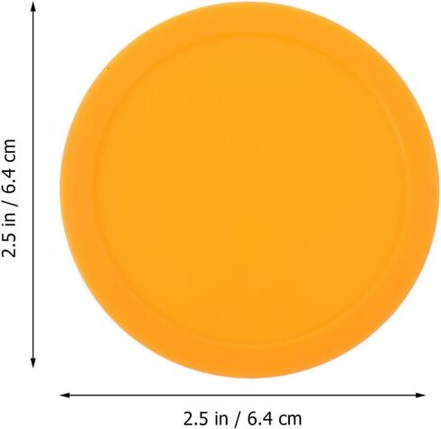 TEHAUX 8 قطع من كرات الهوكي الخارجية 64 مم سجادة بلاستيكية للتدريب على الهوكي وممارسة الرماية ومسار ثابت للعب السلس in Kuwait