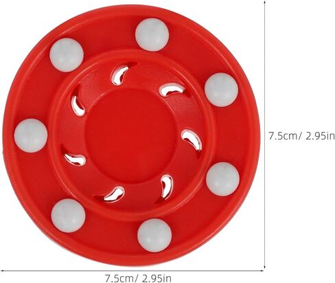 3pcs Replacement Street Hockey Puck: Outdoor Hockey Street Pucks with Rollers Backyard Game, for Sports Team Activities in Kuwait