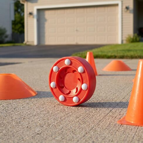 3pcs Replacement Street Hockey Puck: Outdoor Hockey Street Pucks with Rollers Backyard Game, for Sports Team Activities in Kuwait