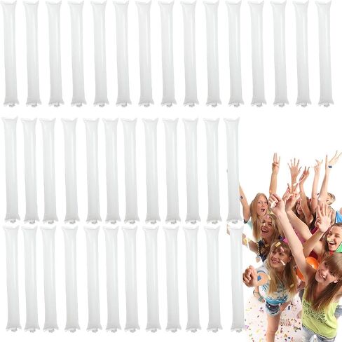 Cheer Sticks,Clapper Handheld Sports Supplies - Inflatable Cheer Sticks - for Wedding Parties Celebrations Large Gatherings Football Game Sports Event in Kuwait