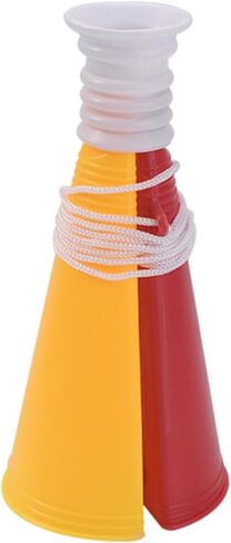 Cheering Loud Noise Maker Handheld Cheer Blower Sports Accessory Polyethylene Material Suitable for Football Match School Event Team Support, Blue, Green, 180mm 80mm 42mm in Kuwait