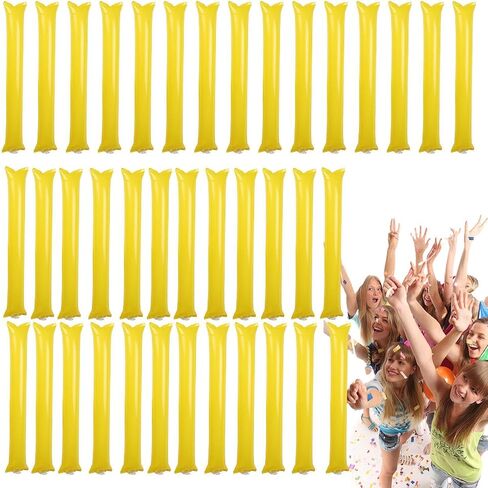 Cheer Sticks,Clapper Handheld Sports Supplies - Inflatable Cheer Sticks - for Wedding Parties Celebrations Large Gatherings Football Game Sports Event in Kuwait