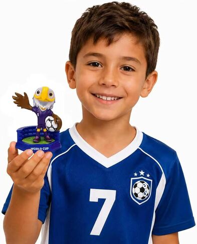 GiftExpress World Cup 2026 Toy, Sport Mascot Figurine Merchandise - World Cup USA Collectible Mascot Clutch Bald Eagle Figures - Support and Celebrate History in the Making in Kuwait