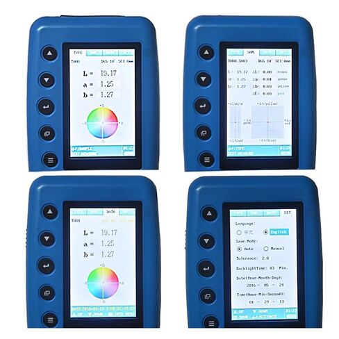 High Precise Colorimeter WR-10QC Digital Color Difference Meter Tester 8mm Portable Colorimeter Color Analyzer for Paint Matching Multi-Functional in Kuwait