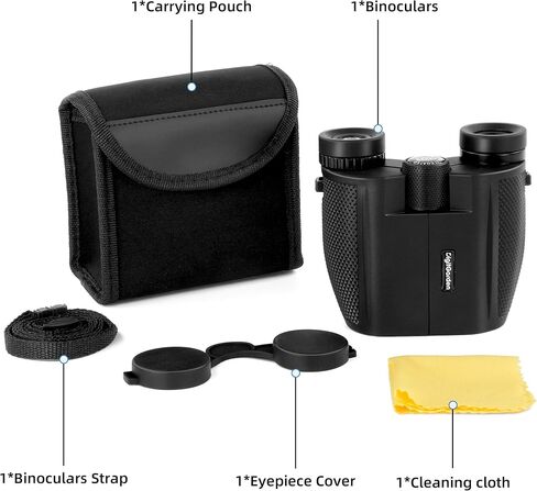 20x25 Compact Binoculars for Adults and Kids, High Power Adults Binoculars with Low Light Vision for Bird Watching, Outdoor Hunting, Travel, Concert in Saudi Arabia