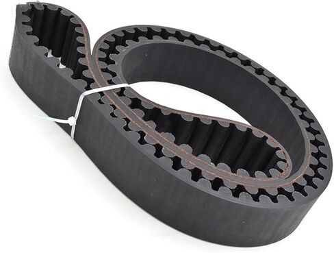 Geeyu Closed-Loop Belt 1512-14M, W=60/65/70mm, Teeth=107, L=1512mm, HTD Rubber Timing Belt, 14M Synchronous Belt, 1512-14M-50 (Length : 1512-14M, Width : Width 25mm) in Kuwait