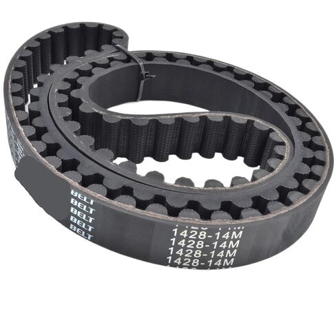 HTD14M Timing Belt Lp= 1260 1274 1288 1302 1316 1330 1344 1358 1372 1386 1400 1414-1470 Width 85mm 1Pcs(1302-14M-(93 Teeth)) in Kuwait
