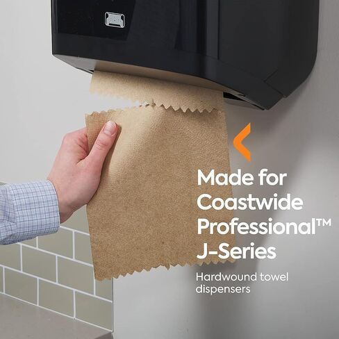 Coastwide Professional J-Series Hardwound Paper Towels, 1-ply, 800 ft./Roll, 6 Rolls/Carton in Kuwait