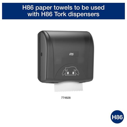 Tork Paper Hand Towel Roll Natural H86, Universal, for Mini Dispensers, 12 Rolls x 425 ft, 8620100 in Kuwait