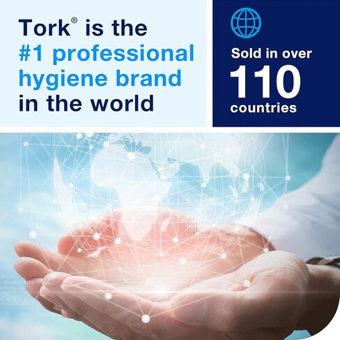 Tork Paper Hand Towel Roll Natural H86, Universal, for Mini Dispensers, 12 Rolls x 425 ft, 8620100 in Kuwait