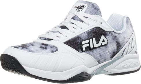 حذاء رياضي نسائي من Fila Volley Zone Pickleball Pickleball - أسود، أبيض in Kuwait