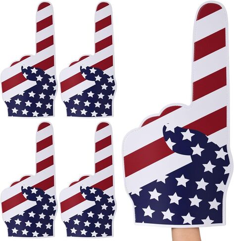 18 Inch Giant EVA Foam Finger Blue Peace Hand Gesture Props that Steal the Spotlight Lightweight Bold Fun for Sports Events Concerts Parties and Celebrations in Kuwait