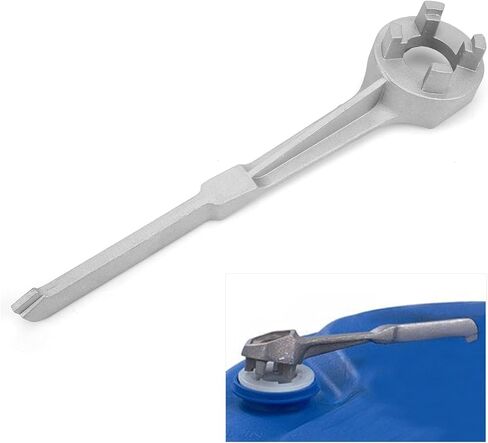AYNEFY Bung Wrench, Fassöffner Aluminum Plug Spanner, Ibc Bung Wreh 90Mm For Opening Lid Of 10 15 20 30 55 Gallon Standard Plug, With Super, Characteristics in Kuwait