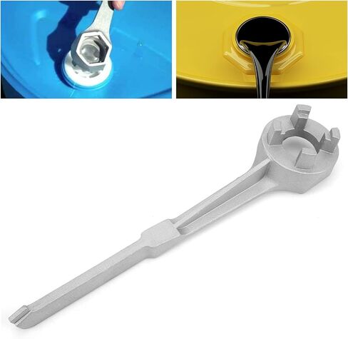 AYNEFY Bung Wrench, Fassöffner Aluminum Plug Spanner, Ibc Bung Wreh 90Mm For Opening Lid Of 10 15 20 30 55 Gallon Standard Plug, With Super, Characteristics in Kuwait