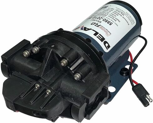 استبدال لمضخة الحجاب الحاجز Delavan PowerFLO 5950-201E-SB 12 فولت 60 رطل لكل بوصة مربعة 5 GPM 3/4 "QA in Kuwait