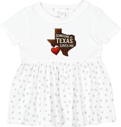 inktastic Someone in Texas Loves Me Infant Dress in Kuwait