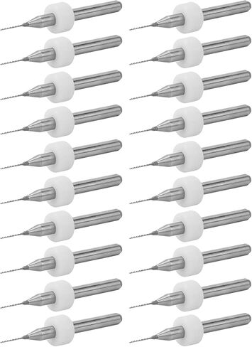 0.4mm Twist Drill Bit, Tungsten Alloy Micro PCB Tool for Amber Beeswax Circuit Boards CNC Engraving, with Jewelry Hardware Plastic Drilling in Kuwait