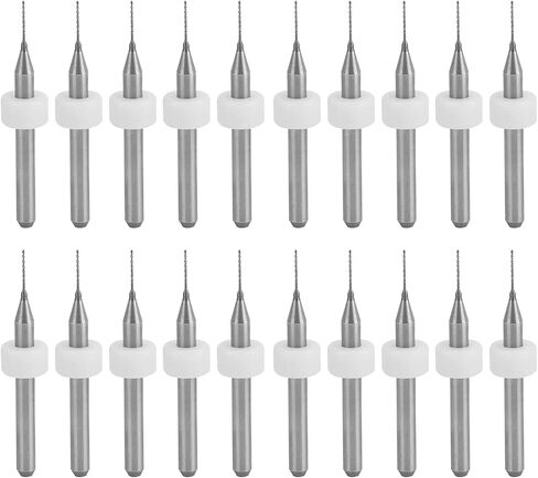 0.4mm Twist Drill Bit, Tungsten Alloy Micro PCB Tool for Amber Beeswax Circuit Boards CNC Engraving, with Jewelry Hardware Plastic Drilling in Kuwait