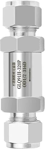 1pcs 3-32mm 1/8"-1" Inch Compression Union 304 316 Stainless Steel Filter Valve | 1l8,304 in Kuwait