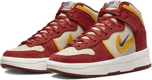 Nike Dunk High Up Womens Style : Dh3718 (Cinnabar/Yellow Ochre-Lapis, us_Footwear_Size_System, Adult, Women, Numeric, Medium, Numeric_7) in Kuwait