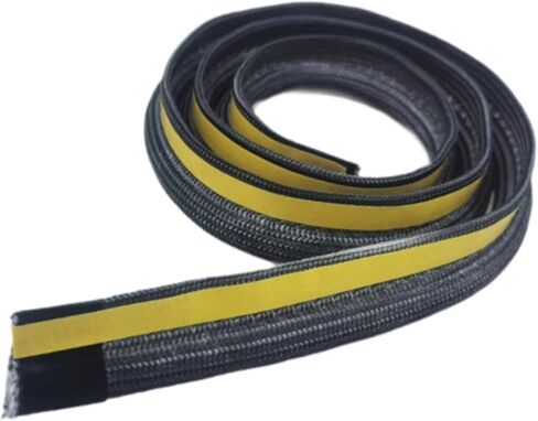 Door Seal Strip Self Sticky Gasket Tape Oven Door Gasket Fiberglass Tape Heat Resistant Material Suitable for Kitchen Appliance, 200cmx1cmx1cm in Kuwait