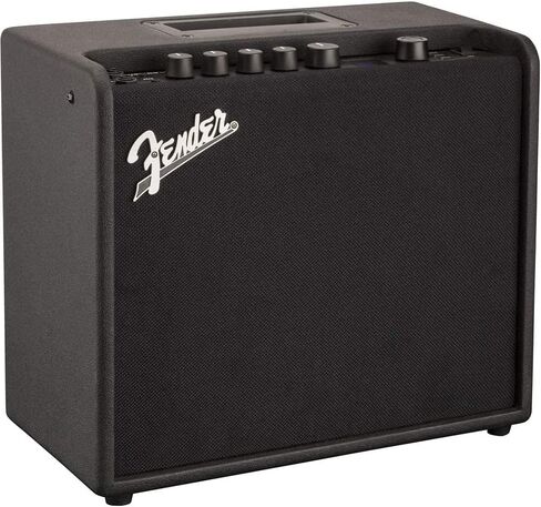 Fender Mustang LT25 Guitar Amplifier Bundle with Fender Classic Celluloid Guitar Picks (12-Pack) and 10ft Pro Series Instrument Cable STR/ANG in Kuwait