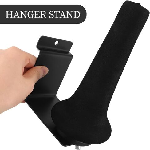 Metal Alto Sax Stand Wall Mount Musical Instrument Rack with Sponge Padding, Versatile Design and Easy Installation for Saxophone Storage and Display in Home or Studio in Kuwait