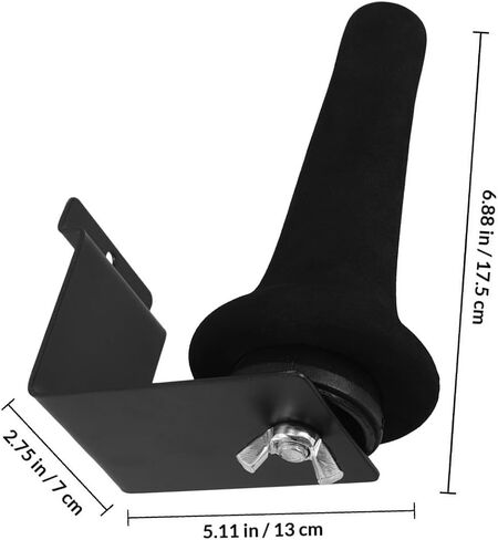 Wall Mounted Versatile Design Saxophone Hanger Stand Adjustable Metal Base and Sponge Padding for Storage and Display of Musical Instruments for Alto and Tenor Saxophone in Kuwait