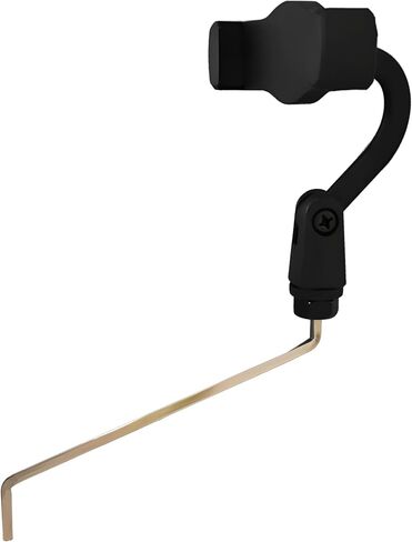 Alto Saxophone Lyre Phone Holder for Sheet Music Clip, Adjustable Stand, 360° Rotating, 180° Vertical Adjustment, Fits Most Phones in Saudi Arabia