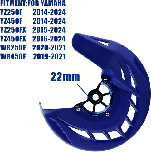 غطاء حماية قرص الفرامل الأمامي 22 مم لـ YZ125 YZ250 YZ250F YZ450F YZ125X YZ250X YZ250FX YZ450FX WR125 WR250 WR250F WR450F (أزرق) in Kuwait