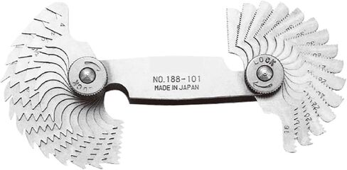 186-102 186-103 186-105 R-Gauge نصف القطر أداة قياس نصف القطر والشرائح (186-106/7.5-15 مللي متر) in Kuwait