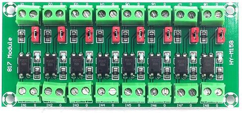 لوحة Optocoupler ذات 8 اتجاهات لعزل الفولتية والتحكم فيها في المشاريع بما في ذلك ملحقات الطباعة ثلاثية الأبعاد وعوازل الفولتية in Kuwait